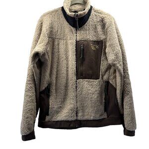 Mountain Hard Wear Women's Jacket Size Medium Full Zip Long Sleeve Brown Fleece
